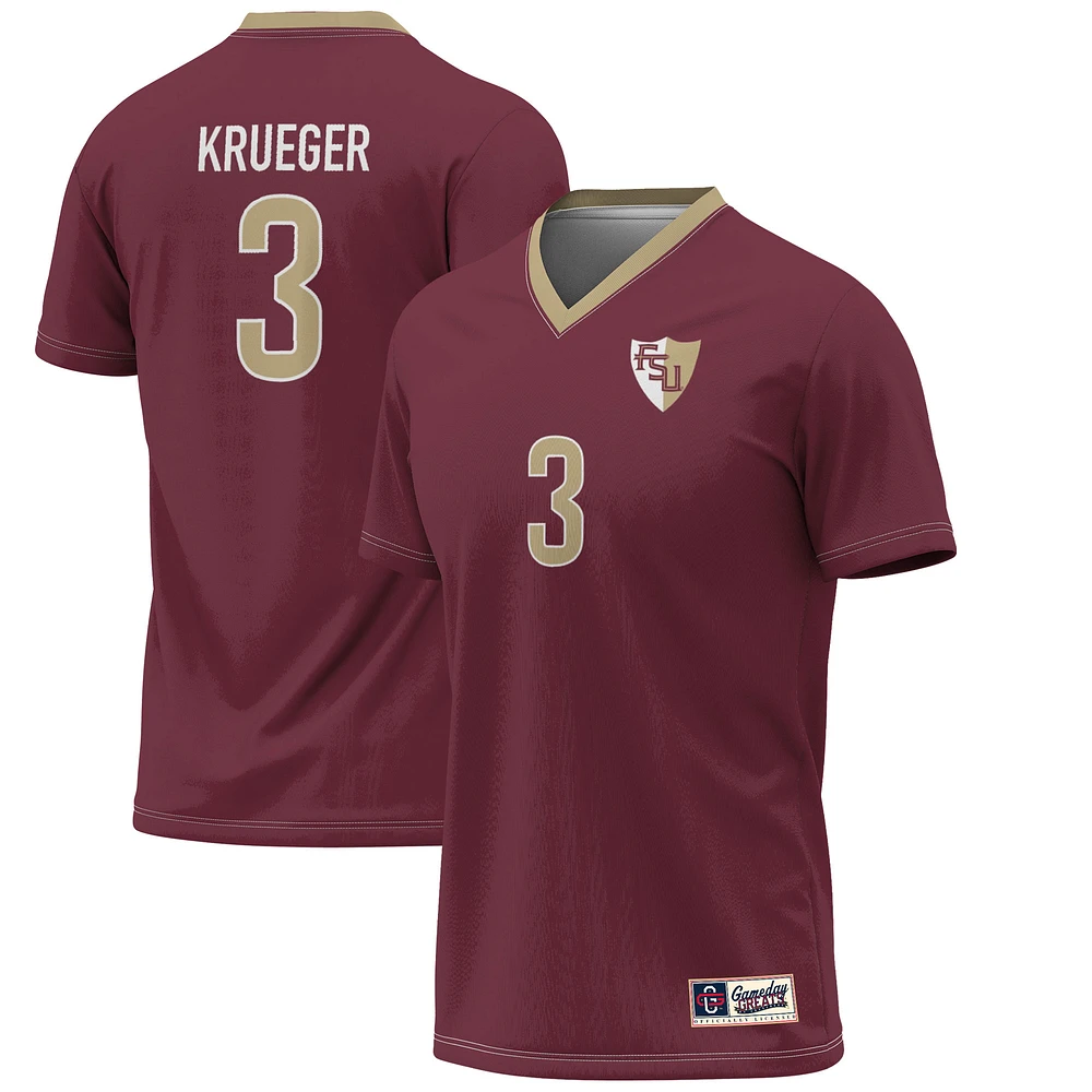 Youth GameDay Greats Casey Krueger Garnet Florida State Seminoles Lightweight Alumni Soccer Jersey