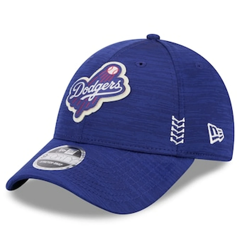 Men's New Era Royal Los Angeles Dodgers 2024 Clubhouse 9FORTY Adjustable Hat