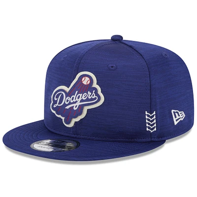 Men's New Era Royal Los Angeles Dodgers 2024 Clubhouse 9FIFTY Snapback Hat