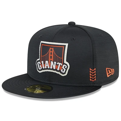Men's New Era Black San Francisco Giants 2024 Clubhouse 59FIFTY Fitted Hat