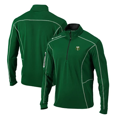 Men's Columbia Forest Green Portland Timbers Omni-Wick Shotgun Quarter-Zip Pullover Top