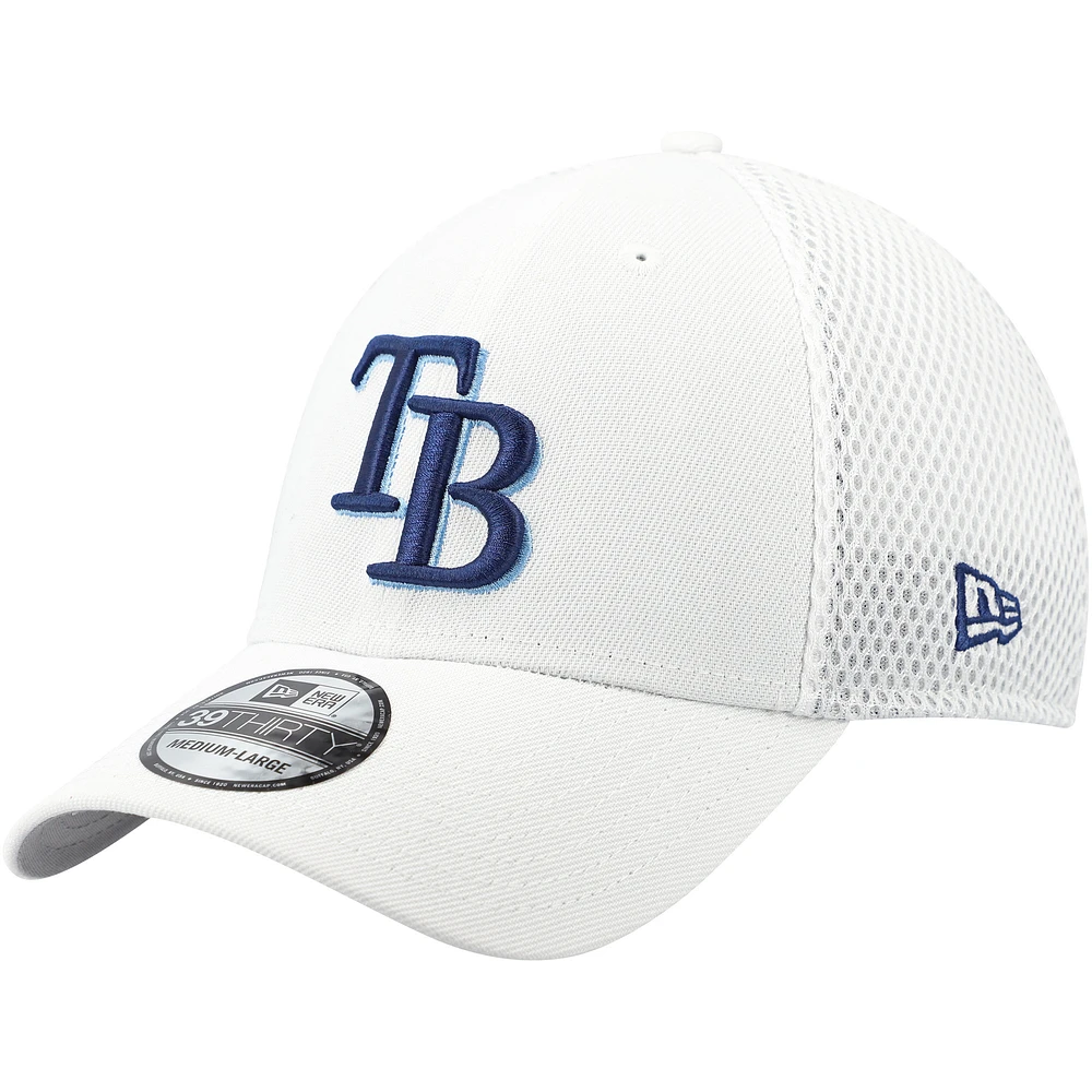 Men's New Era White Tampa Bay Rays REPREVE Neo 39THIRTY Flex Hat
