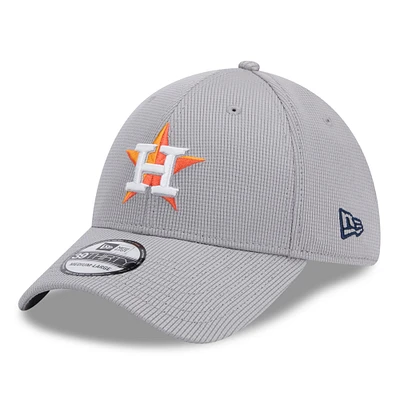 Men's New Era Gray Houston Astros Active Pivot 39THIRTY Flex Hat