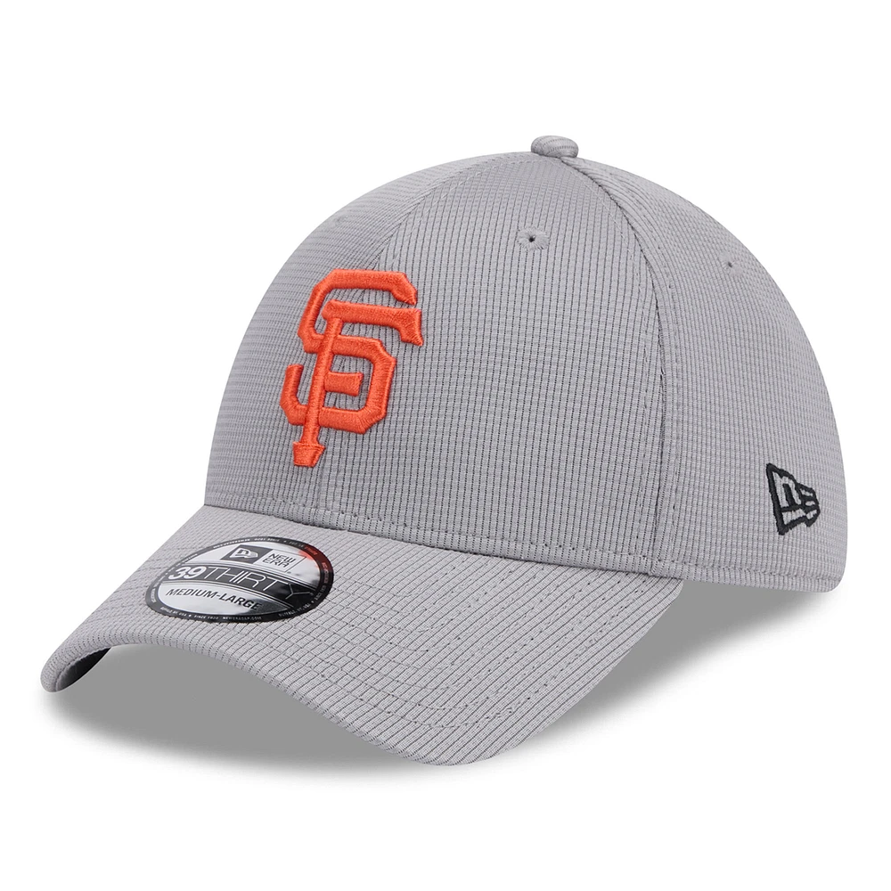 Men's New Era Gray San Francisco Giants Active Pivot 39THIRTY Flex Hat