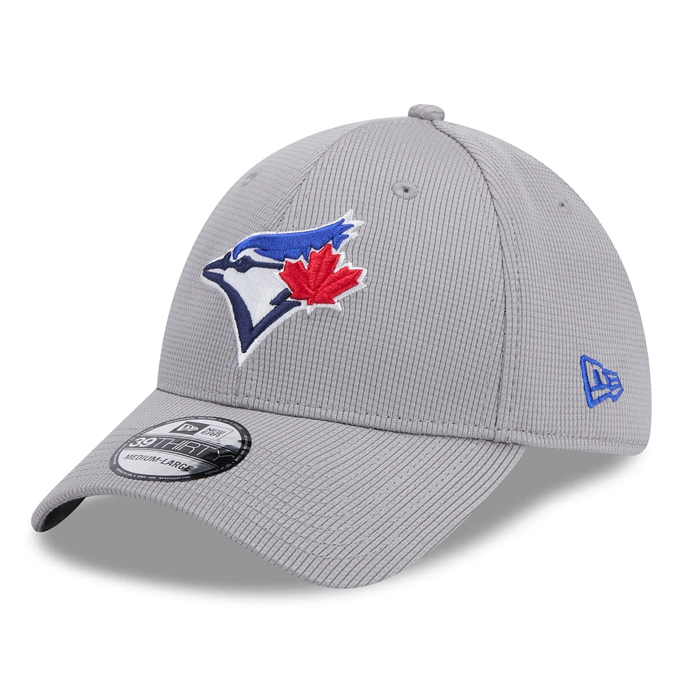 Men's New Era Gray Toronto Blue Jays Active Pivot 39THIRTY Flex Hat