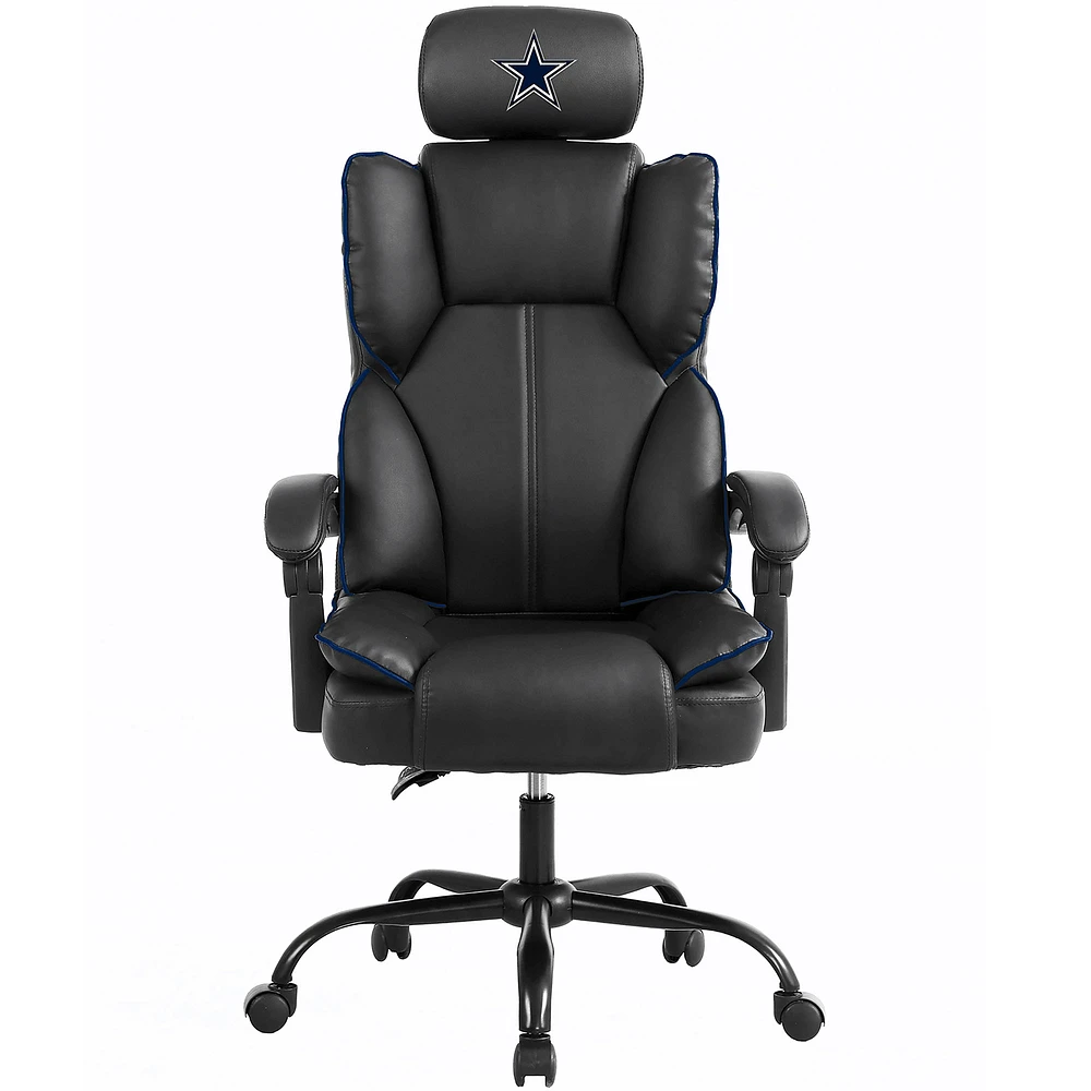 Imperial Black Dallas Cowboys Champ Chair