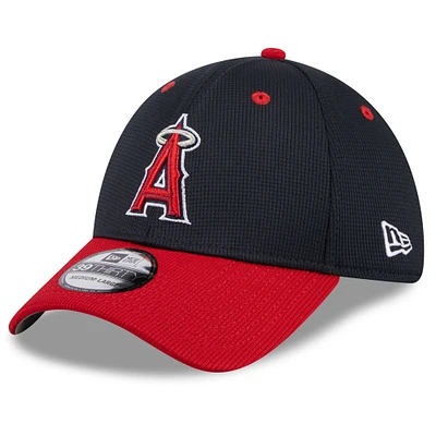 Men's New Era Navy Los Angeles Angels 2025 Batting Practice 39THIRTY Flex Hat