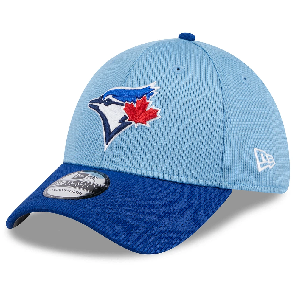 Men's New Era Light Blue Toronto Jays 2025 Batting Practice 39THIRTY Flex Hat