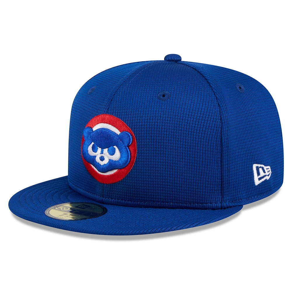 Men's New Era Royal Chicago Cubs 2025 Batting Practice 59FIFTY Fitted Hat