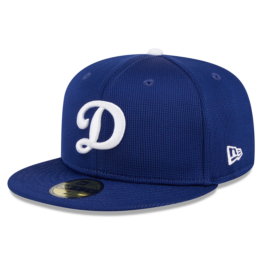 Men's New Era Royal Los Angeles Dodgers 2025 Batting Practice 59FIFTY Fitted Hat