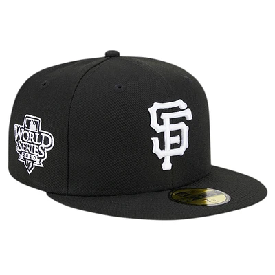 Men's New Era Black San Francisco Giants Logo 59FIFTY Fitted Hat
