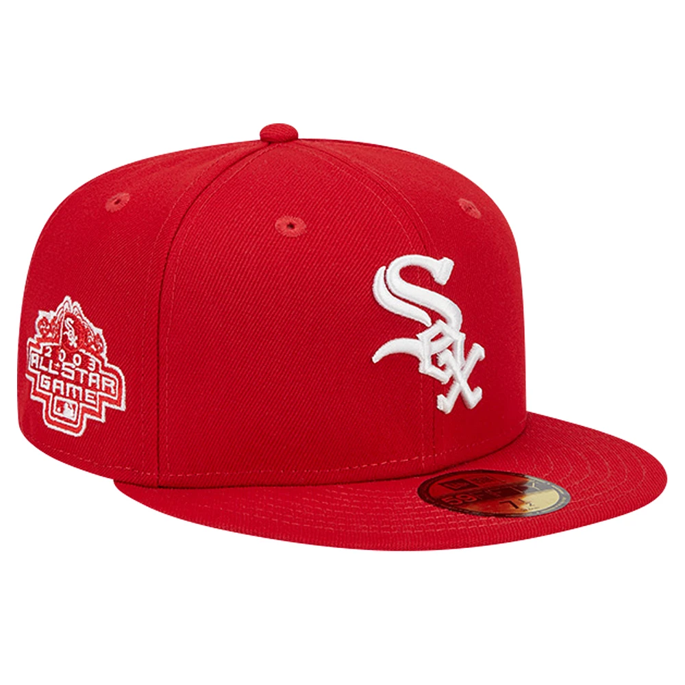 Men's New Era Chicago White Sox Logo 59FIFTY Fitted Hat