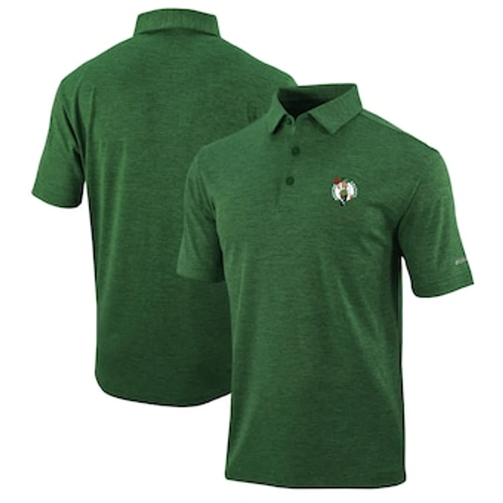 Men's Columbia Green Boston Celtics Omni-Wick Set II Polo