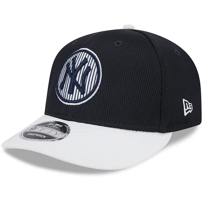 Men's New Era Navy New York Yankees 2025 Batting Practice Low Profile 9FIFTY Snapback Hat