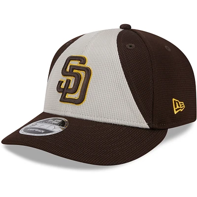 Men's New Era Brown San Diego Padres 2025 Batting Practice Low Profile 9FIFTY Snapback Hat