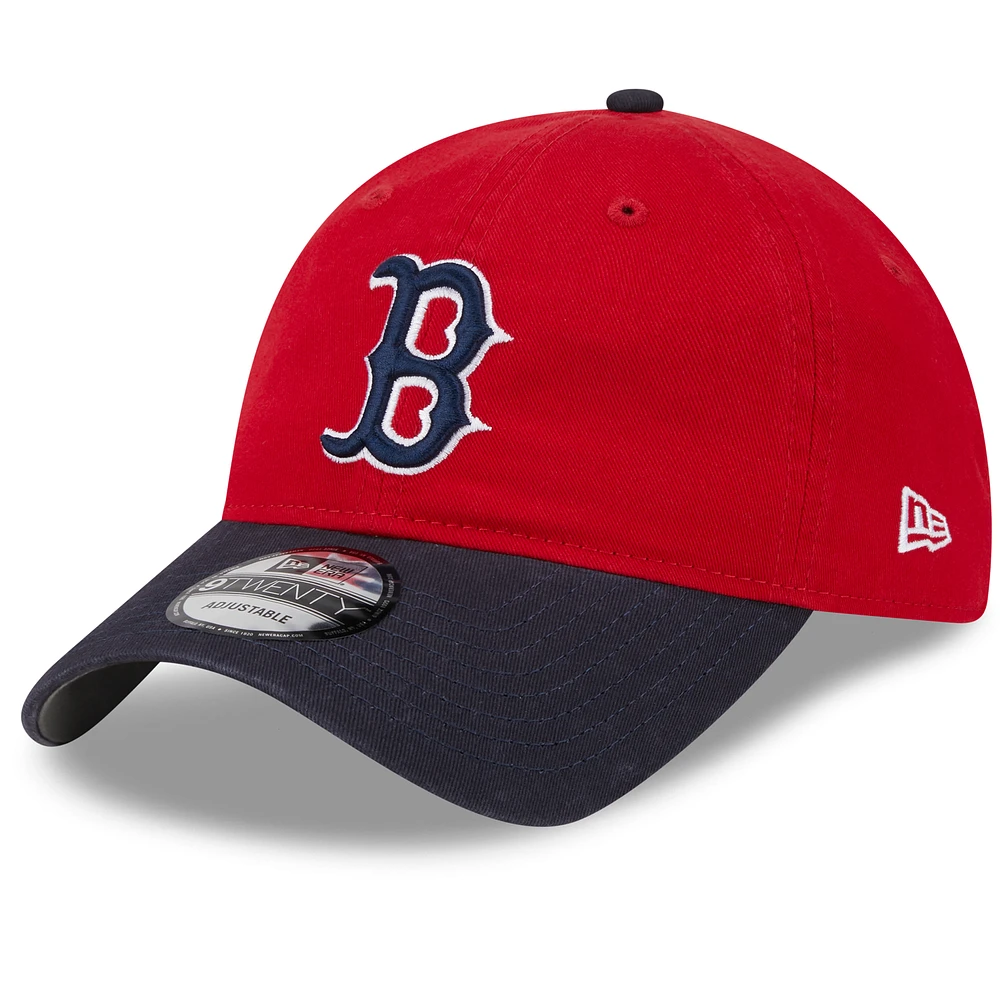 Men's New Era Red Boston Red Sox 2025 Batting Practice 9TWENTY Adjustable Hat