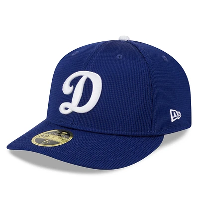 Men's New Era Royal Los Angeles Dodgers 2025 Batting Practice Low Profile 59FIFTY Fitted Hat