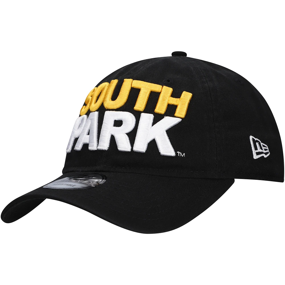 Men's New Era Black South Park 9TWENTY Adjustable Hat