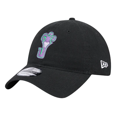 Men's New Era The Joker Black Batman 9TWENTY Adjustable Hat
