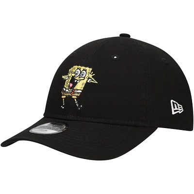 Youth New Era Black SpongeBob SquarePants 9TWENTY Adjustable Hat