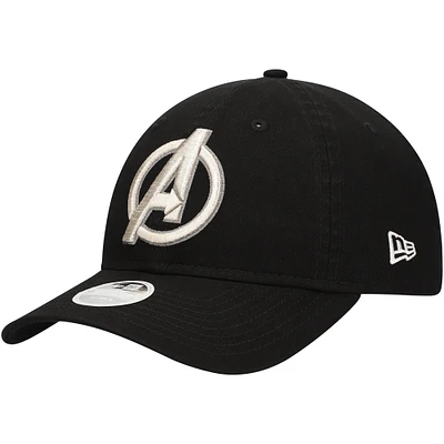 Women's New Era Black The Avengers 9TWENTY Adjustable Hat
