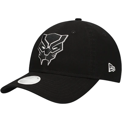 Women's New Era Black Black Panther 9TWENTY Adjustable Hat