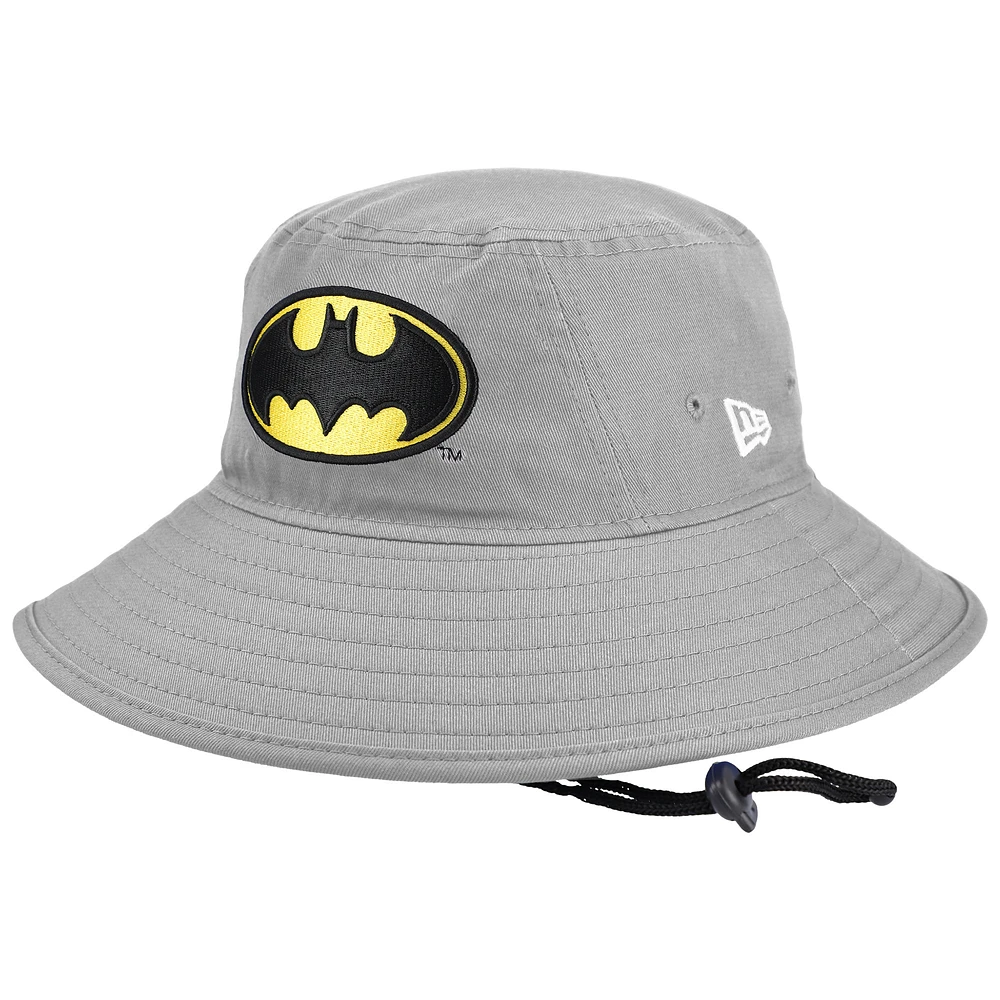 Men's New Era Gray Batman Bucket Hat