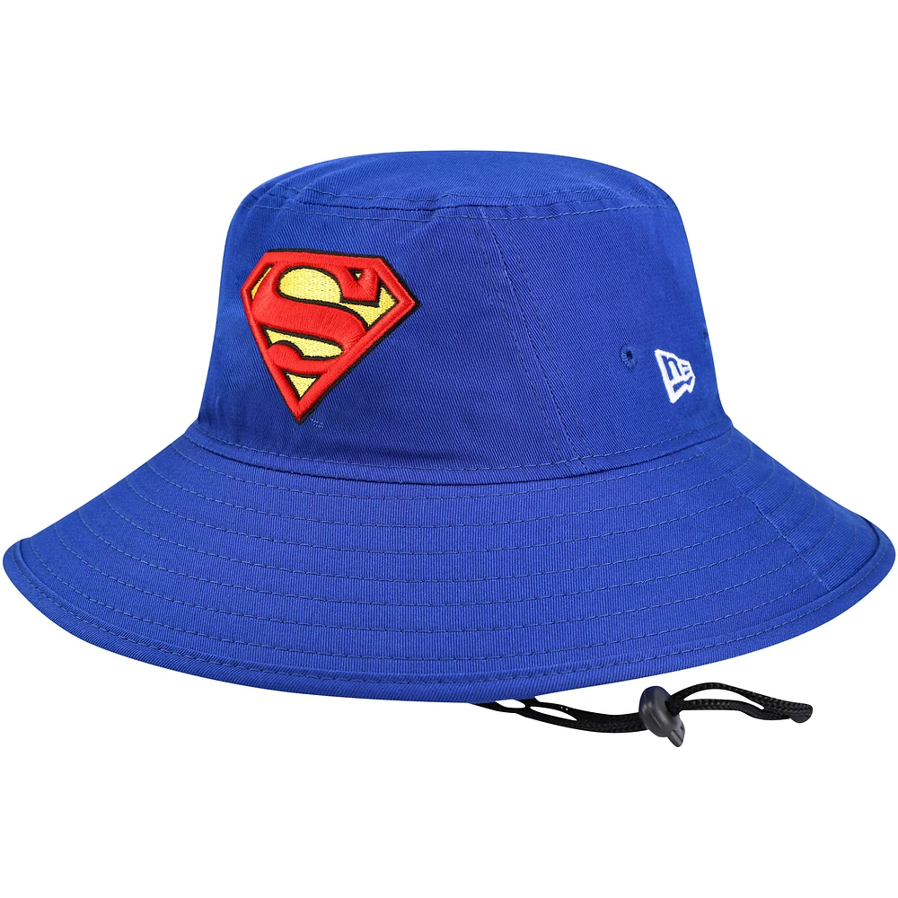 Men's New Era Blue Superman Bucket Hat