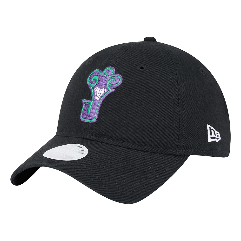 Women's New Era The Joker Black Batman 9TWENTY Adjustable Hat