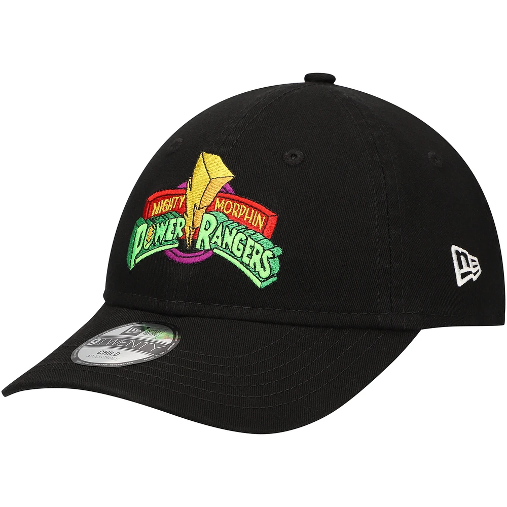 Preschool New Era Black Power Rangers 9TWENTY Adjustable Hat
