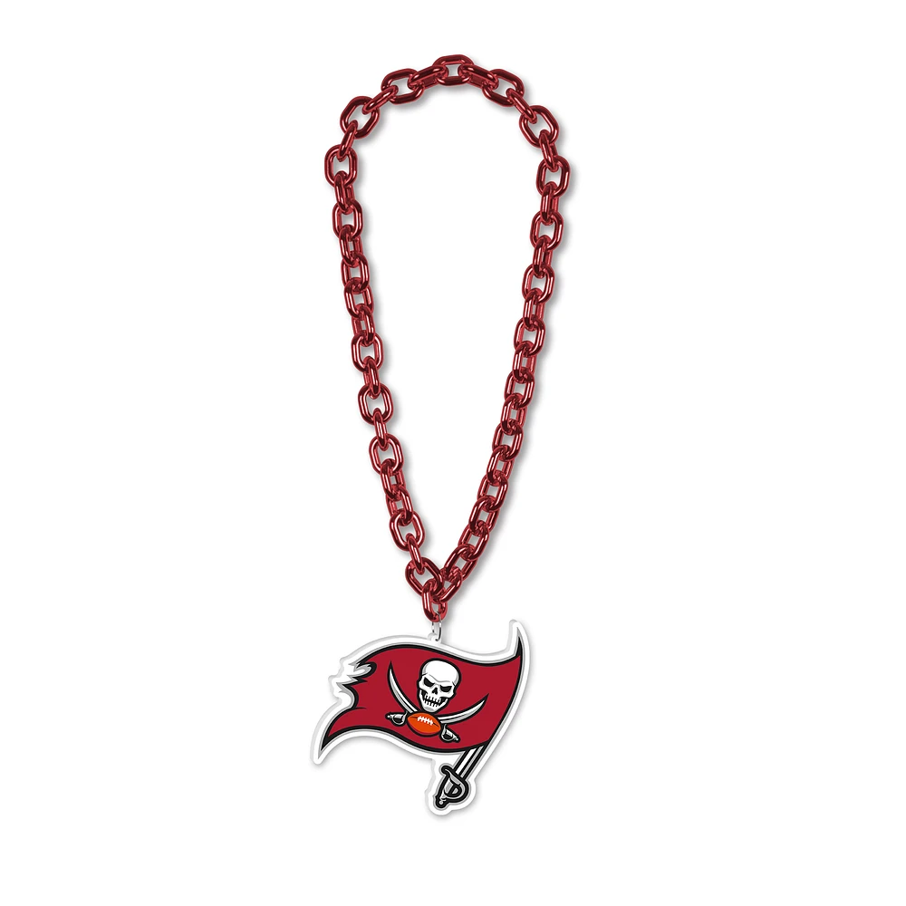 WinCraft Tampa Bay Buccaneers Big Chain Logo Plastic Necklace