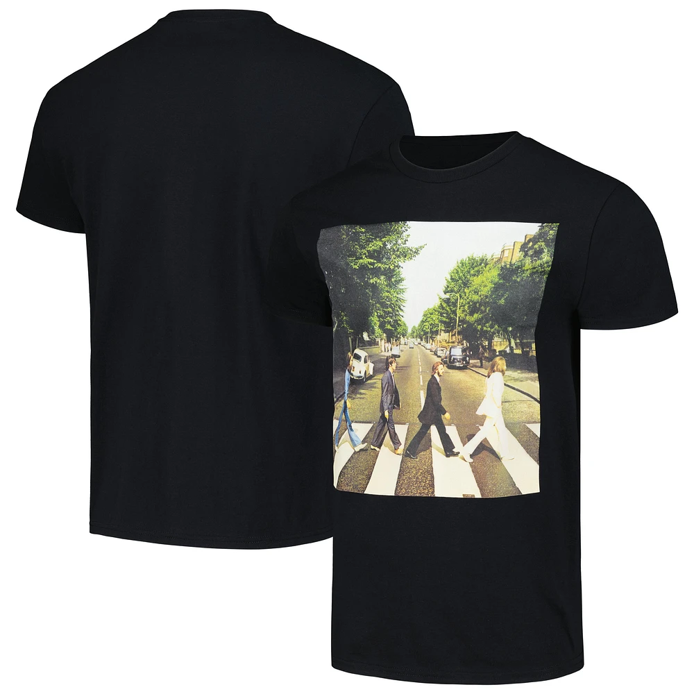 Unisex Black The Beatles Abbey Road T-Shirt