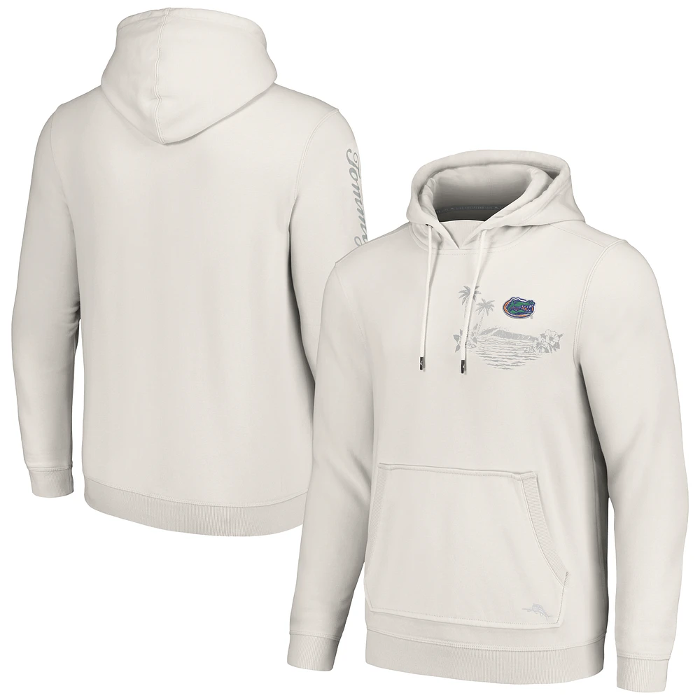 Men's Tommy Bahama White Florida Gators Home Game Pullover Hoodie