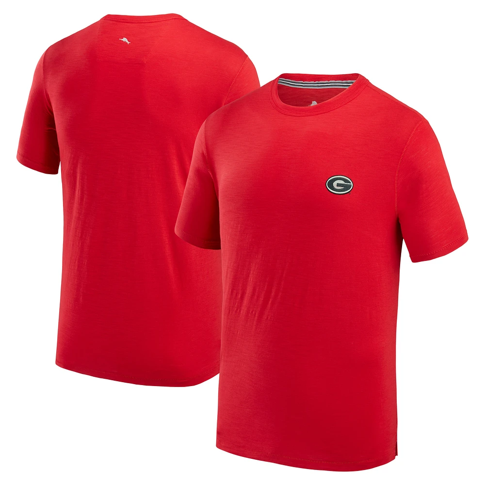 Men's Tommy Bahama Red Georgia Bulldogs Sport Bali Beach T-Shirt