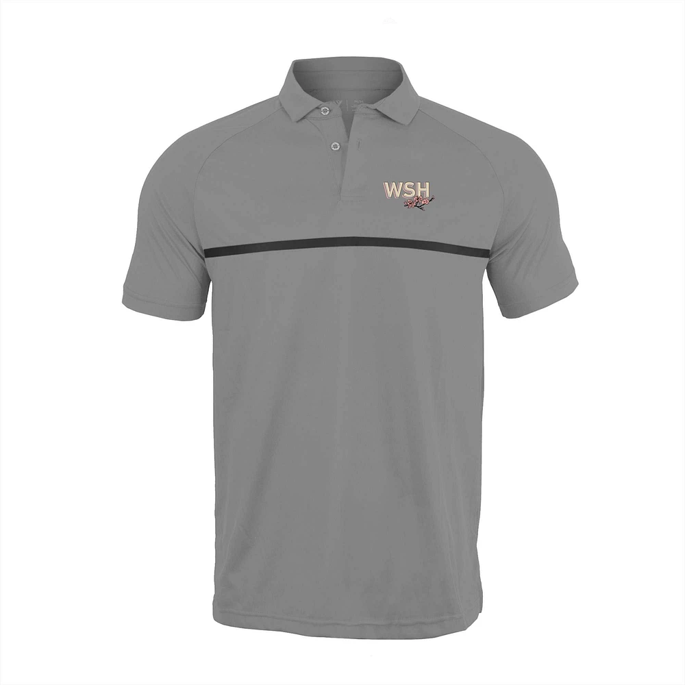 Men's Levelwear Gray Washington Nationals City Connect Sector Insignia Core Polo