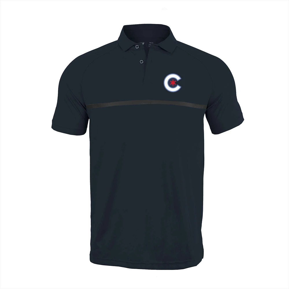 Men's Levelwear Navy Chicago Cubs City Connect Sector Insignia Core Polo
