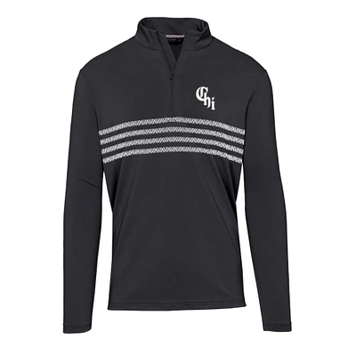 Men's Levelwear Black Chicago White Sox City Connect Asher Insignia Core Quarter-Zip Pullover Top