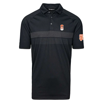Men's Levelwear Black San Francisco Giants City Connect Mason Insignia Core Polo