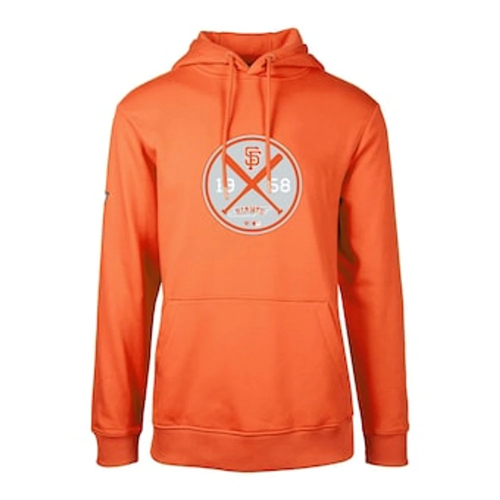 Men's Levelwear Orange San Francisco Giants City Connect Podium Strike Pullover Hoodie