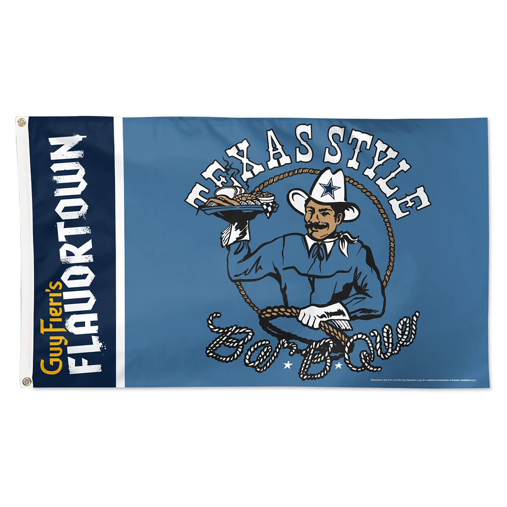 WinCraft Dallas Cowboys NFL x Guy Fieri’s Flavortown 3' x 5' One-Sided Deluxe Flag