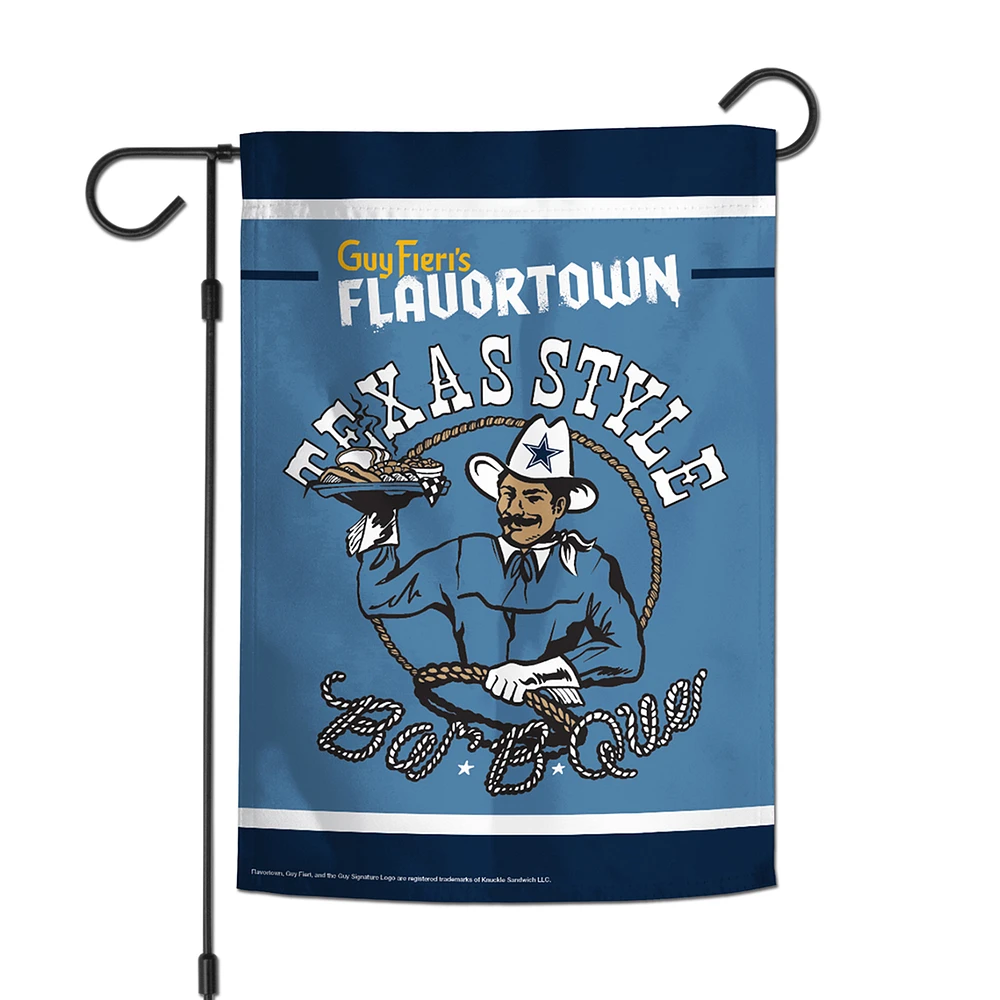 WinCraft Dallas Cowboys NFL x Guy Fieri’s Flavortown 12" x 18" Double-Sided Garden Flag