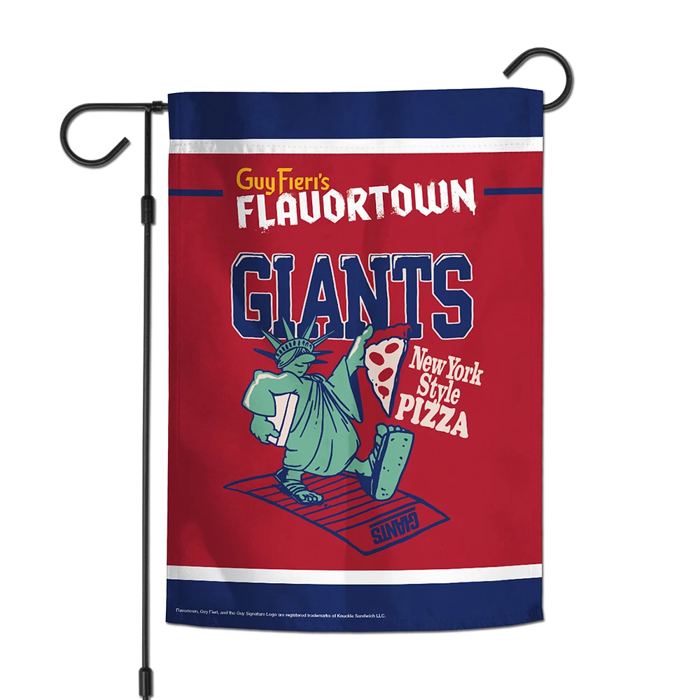 WinCraft New York Giants NFL x Guy Fieri’s Flavortown 12" x 18" Double-Sided Garden Flag