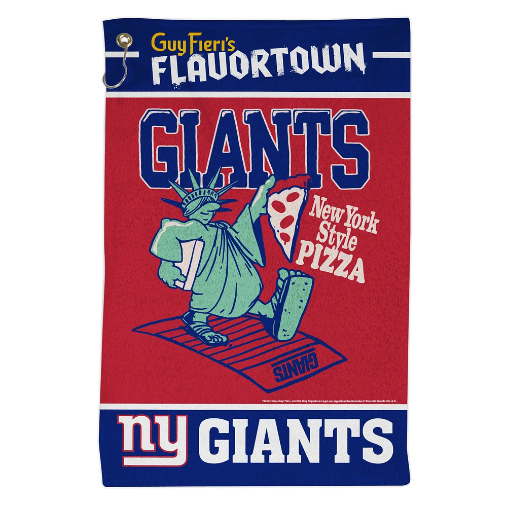 WinCraft New York Giants NFL x Guy Fieri’s Flavortown 16" X 25" Tailgate Towel With Hook