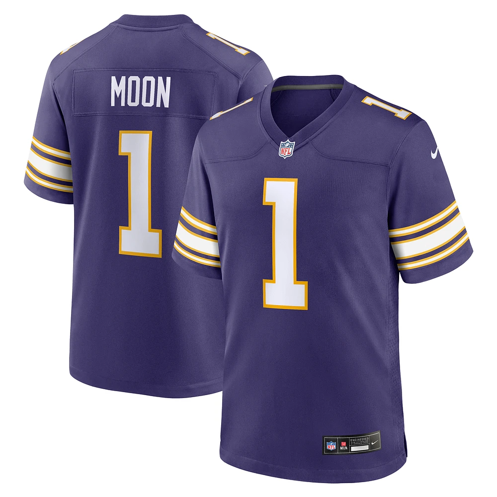 Men's Nike Warren Moon Purple Minnesota Vikings Retired Player Alternate Game Jersey
