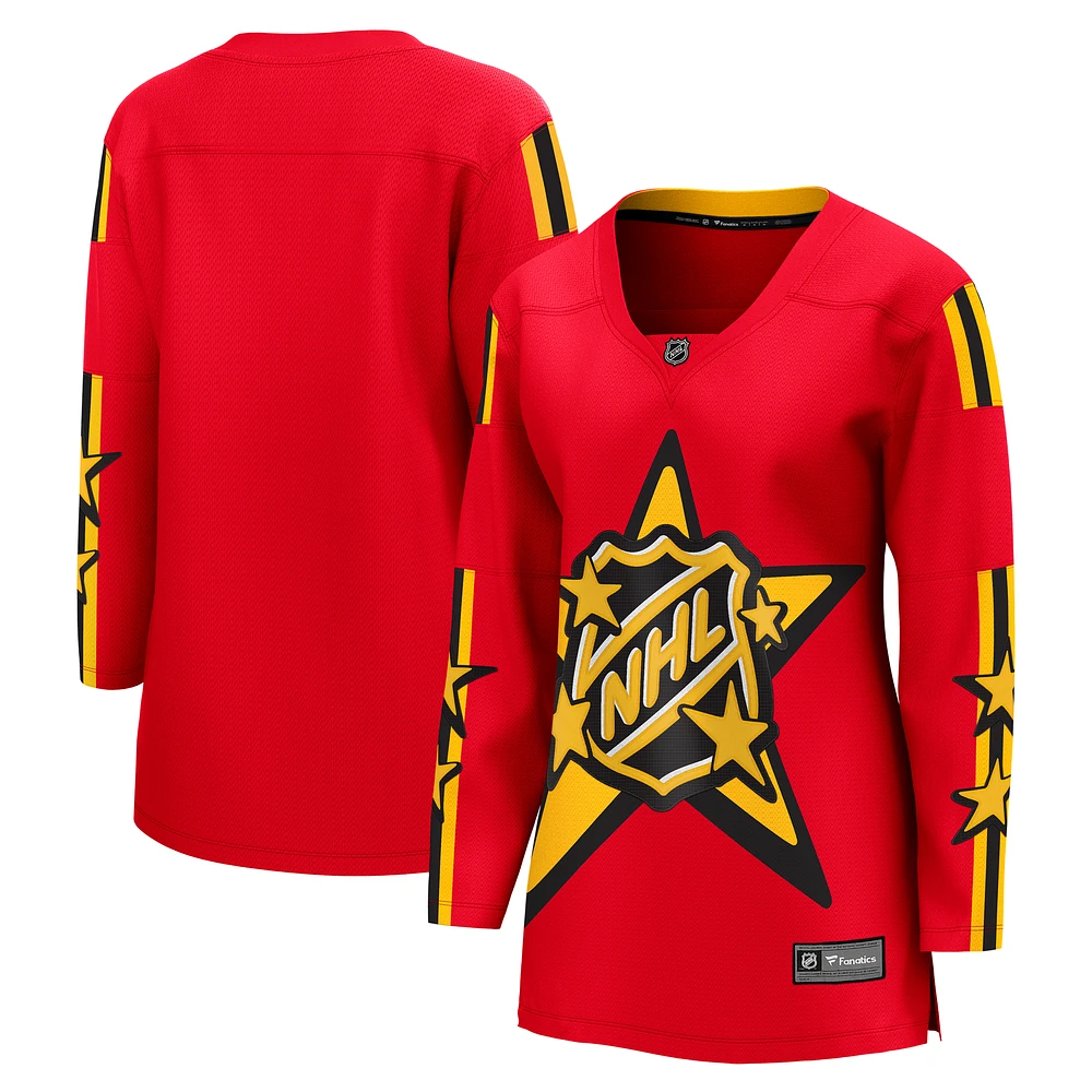 Women's Fanatics Red 2024 NHL All-Star Game Breakaway Jersey