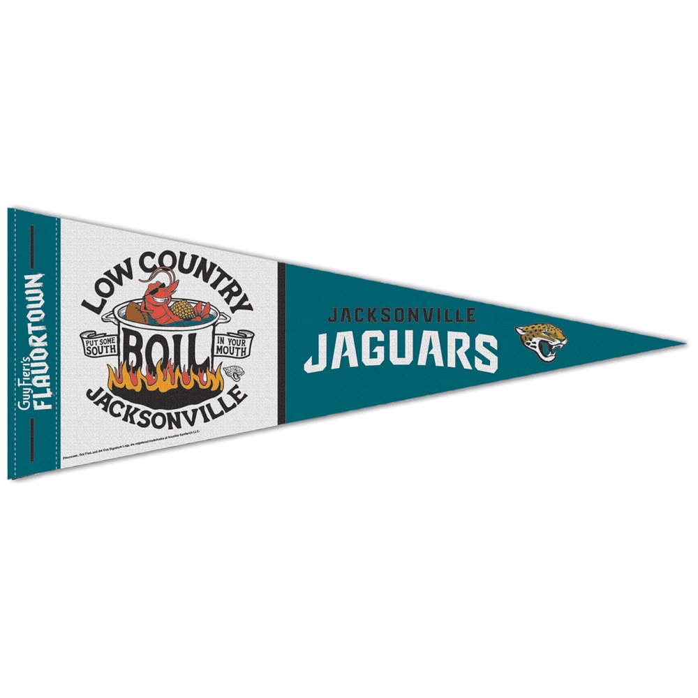 WinCraft Jacksonville Jaguars NFL x Guy Fieri’s Flavortown 12'' x 30'' Premium Pennant