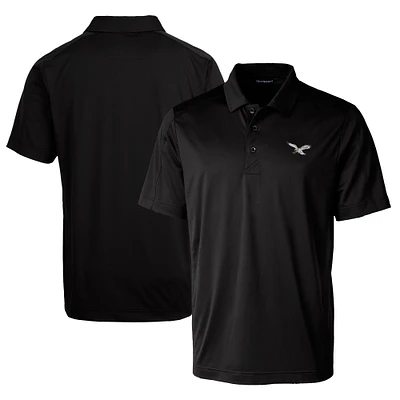 Men's Cutter & Buck Philadelphia Eagles Textured Stretch Short Sleeve Polo