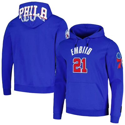Men's Pro Standard Joel Embiid Royal Philadelphia 76ers Player Pullover Hoodie