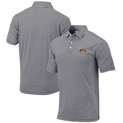 Men's Columbia Black Missouri Tigers Omni-Wick Club Invite Polo
