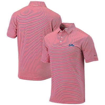 Men's Columbia Red Ole Miss Rebels Omni-Wick Club Invite Polo